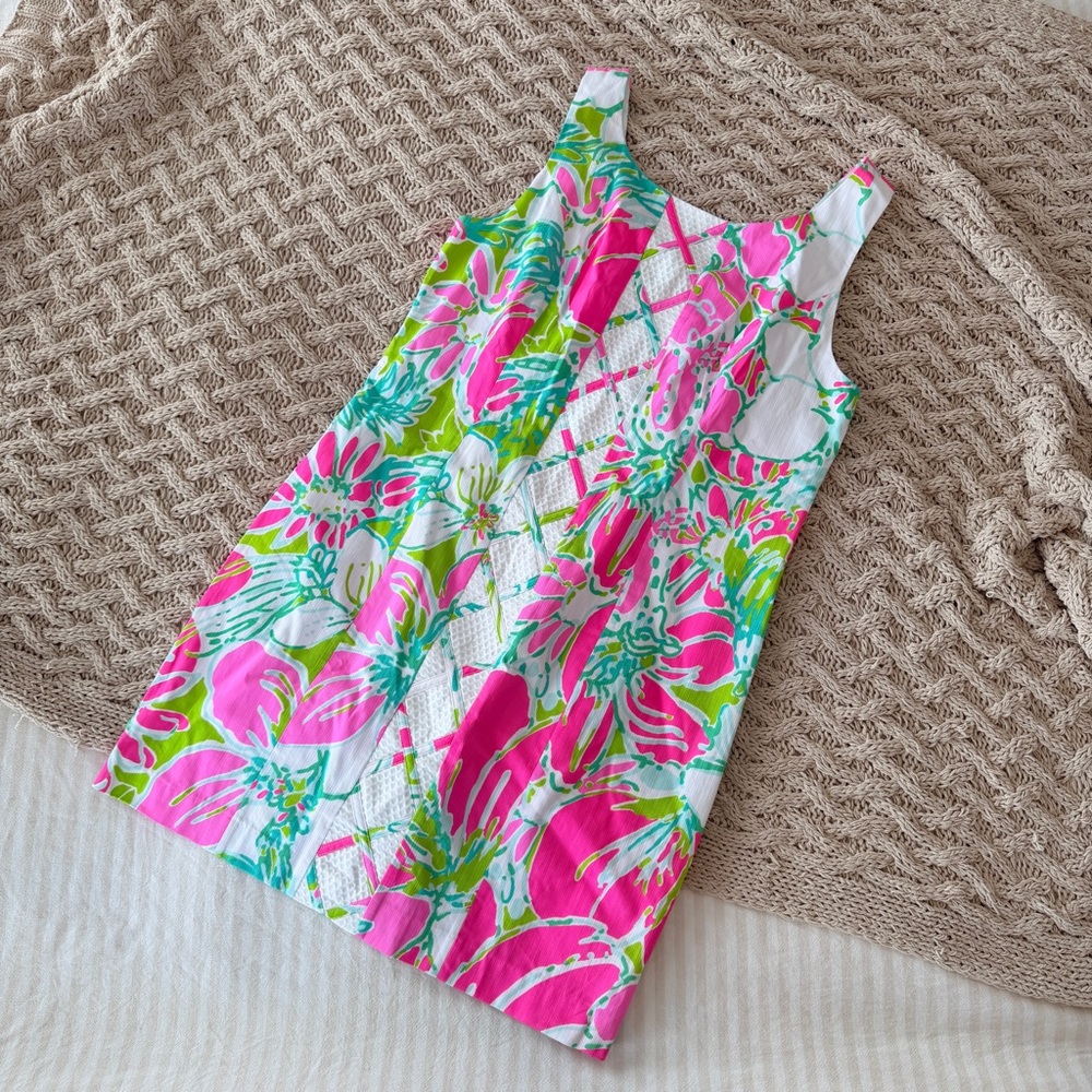 NWT Lilly Pulitzer Cathy Shift Dress - Flamingo Pink